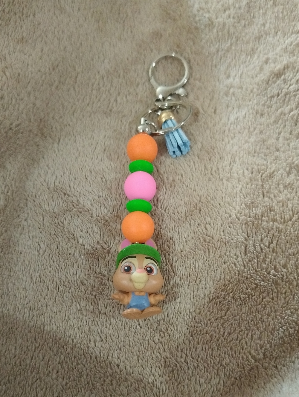 Zootopia Beaded Keychain